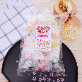 【新品限时购】金扇动物世界什锦味糖果 99.2g/064628