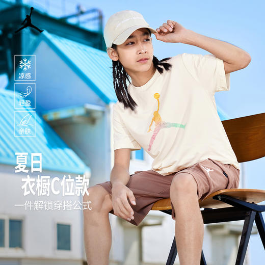 JORDAN 夏 大童小童 短袖T恤 JDB-TE-G169 商品图6