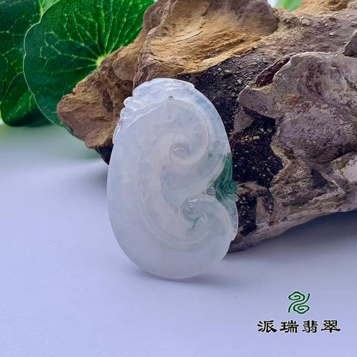 派瑞翡翠 翡翠挂件 冰糯种 浅绿 商品图1