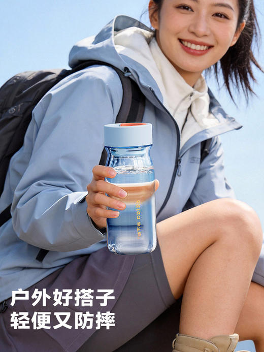 物生物星辰派PPSU食品级耐高温随手杯510ml（冰沙粉）/（气泡蓝） 商品图2