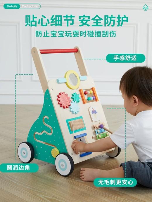 asweets手推式学步车防o型腿婴儿多功能三合一助步车宝宝学走路 商品图3