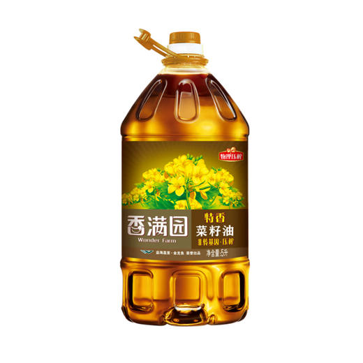 香满园特香菜籽油非转基因.压榨【5L】 商品图0