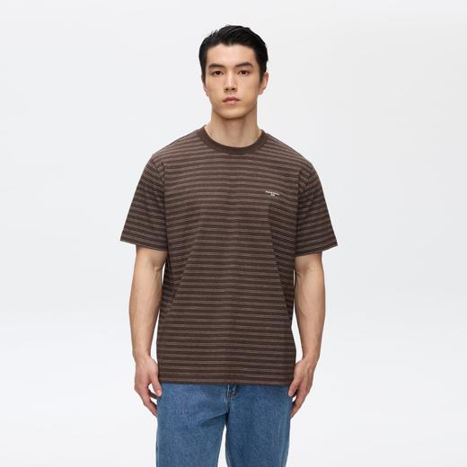 Oneup条纹box短袖 商品图2