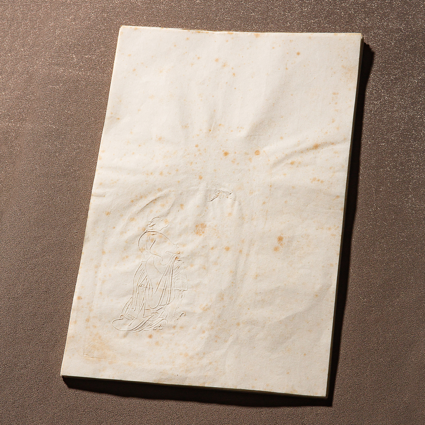 70年代饾版拱花笺纸