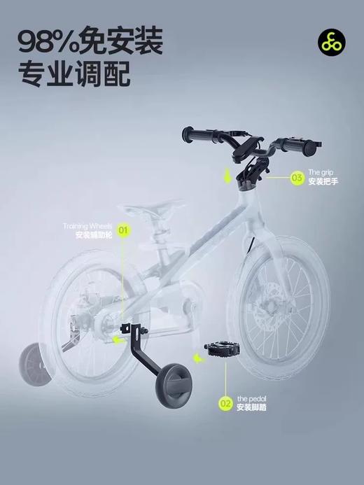 酷骑迅猛龙儿童自行车男女孩脚踏车3一6一12岁2025年新款单车F1 商品图1