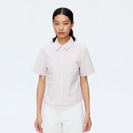 Oneup微皱微弹合体短袖衬衫 商品图2