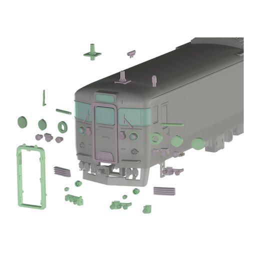 【GSC预售定金】急行・近郊型车辆用盾形前照灯／铁面式前端化改造套件 商品图4