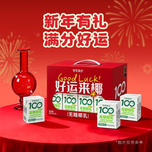 可可满分（新）无糖椰乳-200ml×16瓶礼盒 商品图0