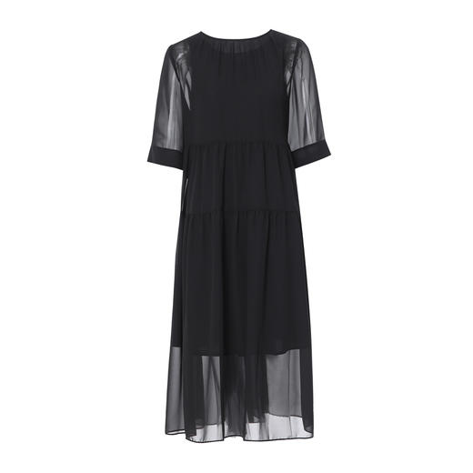 EITIE爱特爱宽松压褶拼接直筒显瘦连衣裙夏季新款8207952 商品图10