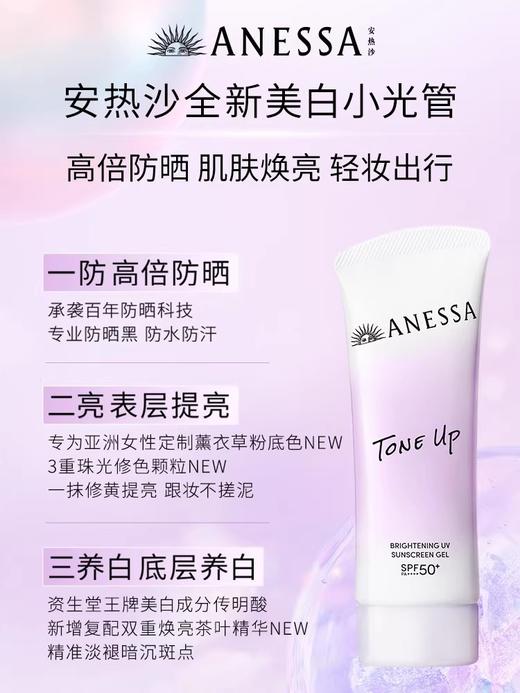 【门店直发】安热沙防晒小光管焕白亮肤防晒凝乳轻薄淡斑耐晒90ml 商品图1
