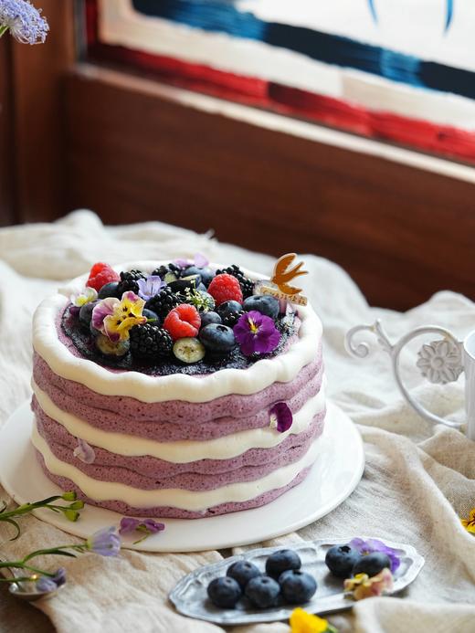 蓝莓花青素蛋糕 商品图1