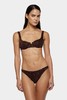 Oseree - Lumiere Balconette Two Piece - Chocolate - 女装 - 比基尼套装 - 巧克力色 商品缩略图1