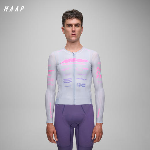 MAAP 男士 BETA PRO AERO 系列 长袖骑行服 流光紫 商品图0