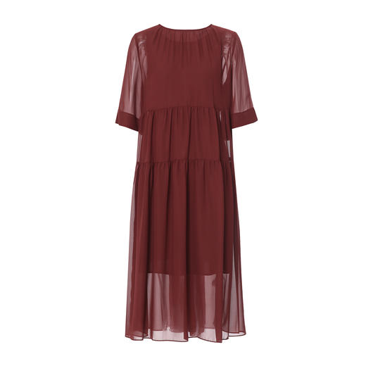 EITIE爱特爱宽松压褶拼接直筒显瘦连衣裙夏季新款8207952 商品图11