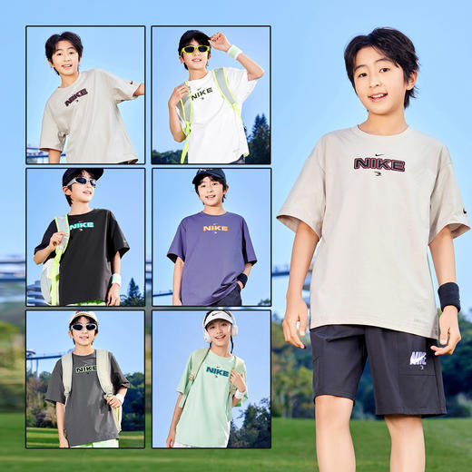 NIKE 3BRAND 夏 大童小童 短袖T恤 RWN-TE-1882 商品图3