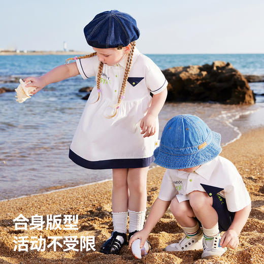 贝肽斯女童连衣裙2026儿童春夏季新款女宝宝学院风裙子莱赛尔衣服 商品图11