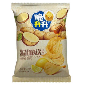 脆升升 海盐柠檬味薯片60g(B6-02-07)