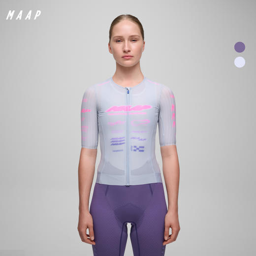 MAAP 女士 BETA PRO AERO 系列 短袖骑行服 流光紫 商品图0