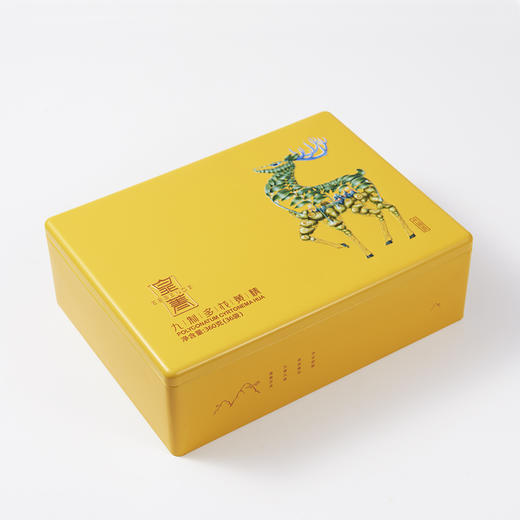 正安优选·九制多花黄精代用茶铁盒装 360克（36袋） 商品图0