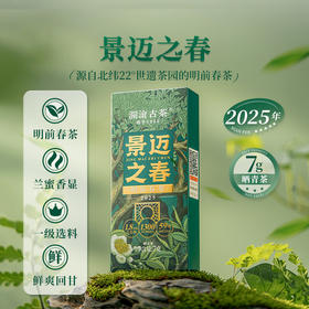 澜沧古茶2025年景迈之春明前春茶散茶7g