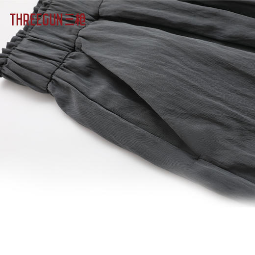 Threegun三枪 时尚阔腿八分女裙裤-T60114B01 商品图2