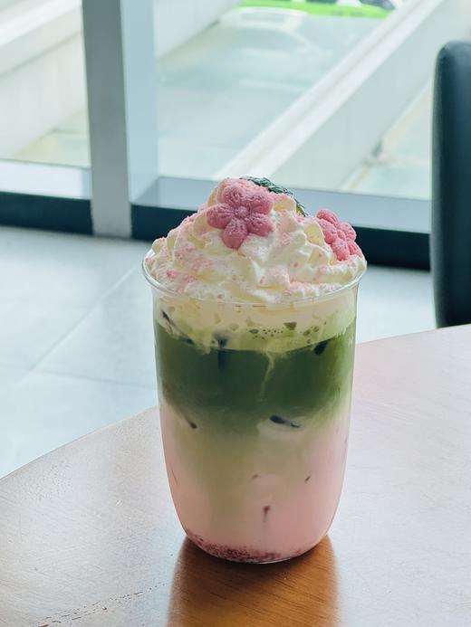 玫瑰生椰抹茶乳 商品图0