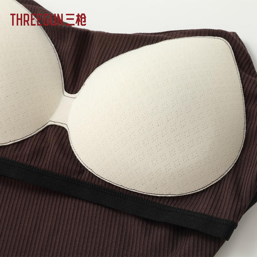 Threegun三枪 双肩带bra女背心-T30083A01 商品图4