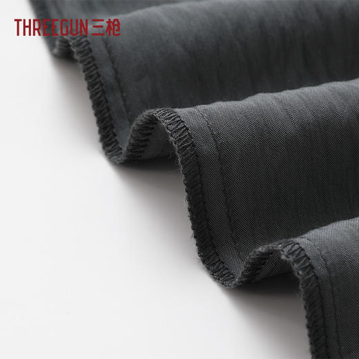 Threegun三枪 时尚阔腿八分女裙裤-T60114B01 商品图5