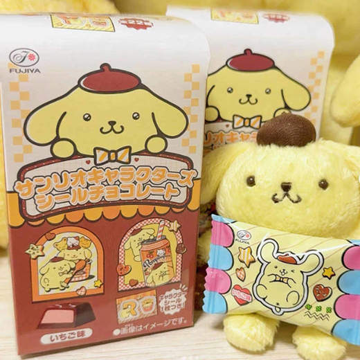 【新品限时购】不二家三丽鸥草莓味代可可脂巧克力制品22g/045606 商品图0