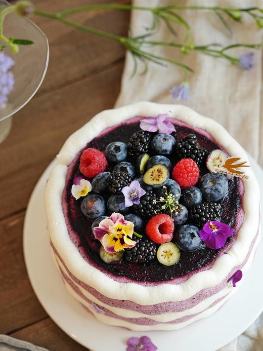 蓝莓花青素蛋糕 商品图3