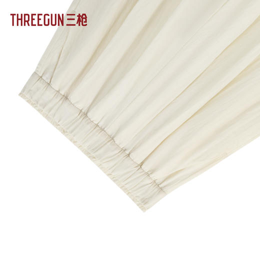 Threegun三枪 时尚阔腿八分女裙裤-T60115B01 商品图7