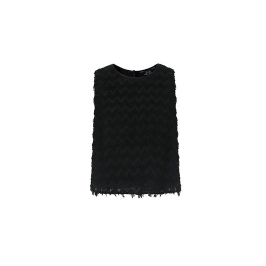 EITIE爱特爱优雅气质宽松廓形无袖小上衣夏季新款8213920 商品图5