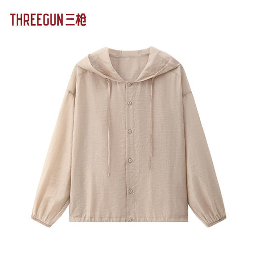 Threegun三枪 莱赛尔连帽女披肩-T80129A01 商品图4