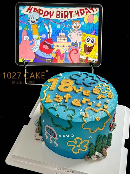 1027CAKE |  海绵宝宝 手绘（提前1-2天预订） 商品图2