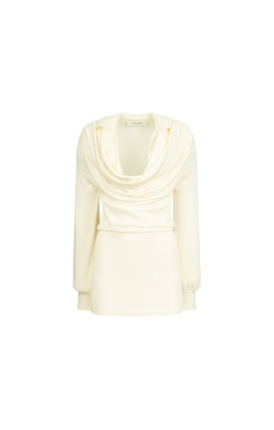 Aya Muse - Vida Dress - Off White - 女装 - 连身裙 - 米白色