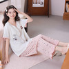 【限时秒杀】自然醒雪柔女士家居服（带胸垫）雪花棉短长裤开衫睡衣QH（不参与优惠券） 商品缩略图11