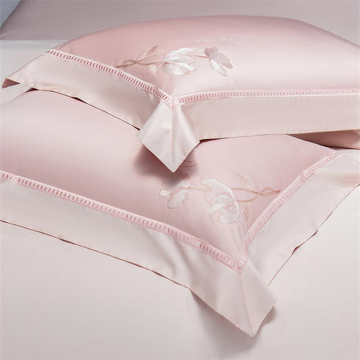 【初夏焕新】自然醒160支双股长绒棉高端绣花四件套高档全棉被套床单轻奢刺绣新疆棉被罩床上用品GDS 商品图2