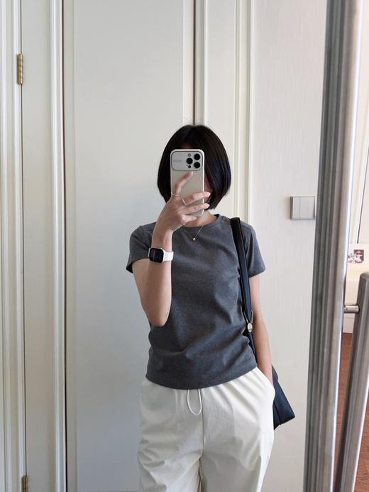 闭眼入的万能基础T！承包你一整个夏天的穿搭 商品图3