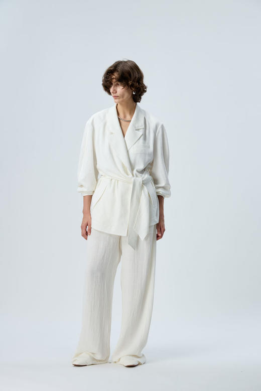 不对称系带西服 商品图0