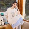 【会员日秒杀】自然醒絮眠女士家居服（带胸垫）雪花棉短袖裙睡衣QH（不参与优惠券） 商品缩略图12