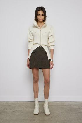 异形西服袋小半裙