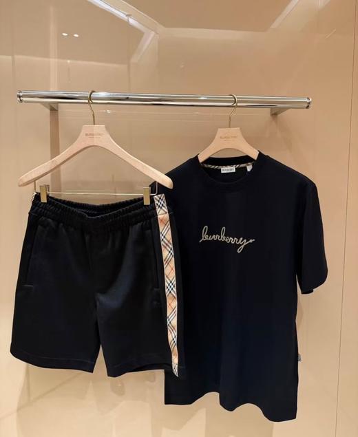 现货 BUR特别限定格纹马术骑士徽标棉质圆领短袖T恤 商品图11