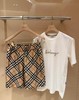 现货 BUR特别限定格纹马术骑士徽标棉质圆领短袖T恤 商品缩略图12