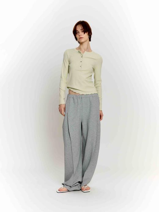 木耳边亨利衫 商品图0