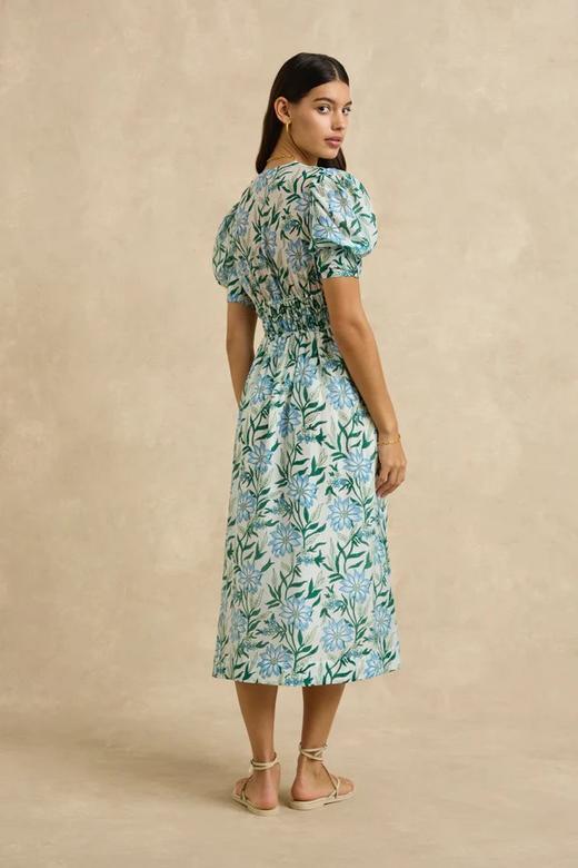 Hannah Artwear - Salena Dress Sdlb - Daisy-ligh - 女装 - 连身裙 - 蓝色花纹 商品图3