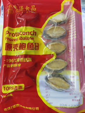 10头液氮 原壳鲍鱼 去肚