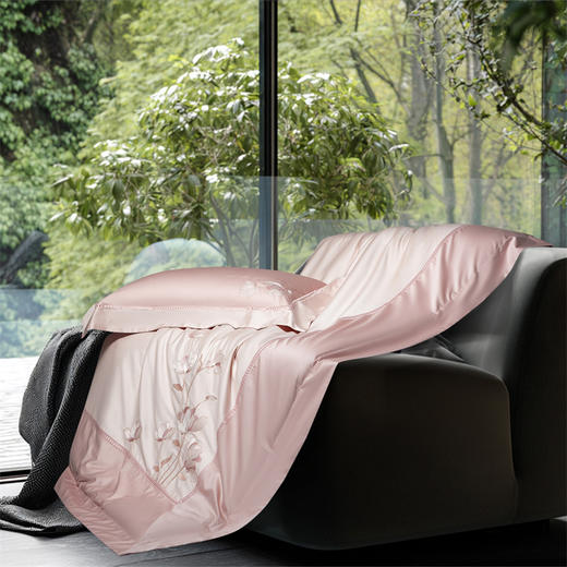 【初夏焕新】自然醒160支双股长绒棉高端绣花四件套高档全棉被套床单轻奢刺绣新疆棉被罩床上用品GDS 商品图8