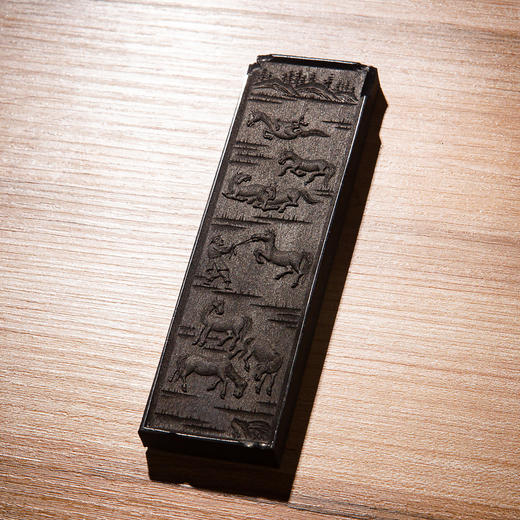 清代曹素功制手卷套墨（完整一套十锭） 商品图13