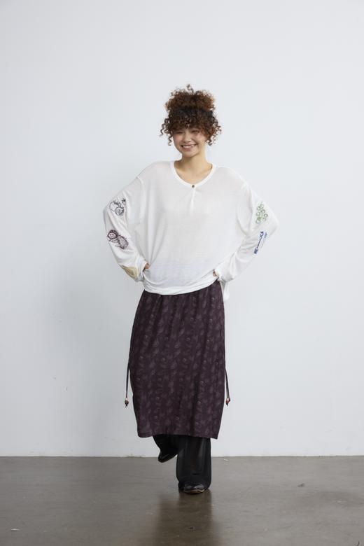 袖子刺绣设计oversize防晒T恤 商品图0