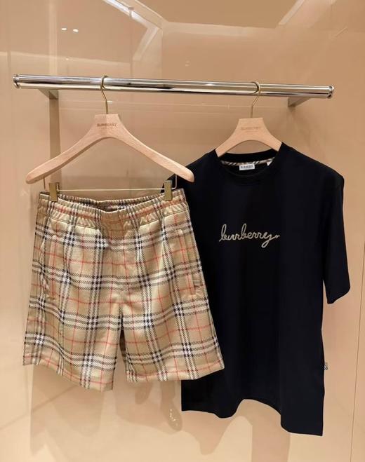 现货 BUR特别限定格纹马术骑士徽标棉质圆领短袖T恤 商品图10